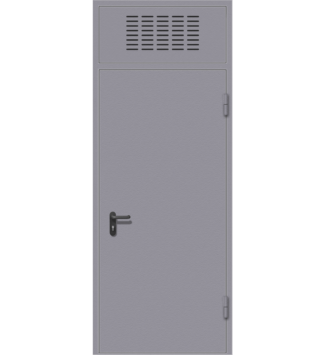 Противопожарная дверь с фрамугой и вентиляцией EI 30