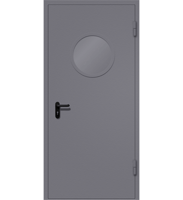 Тамбурная дверь с круглым окошком, фото 89
